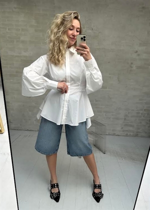 Poppi skjorte Bright White Copenhagen Muse 